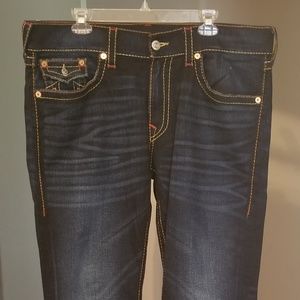 Mens True Religion Jeans (Dark Rinse)